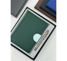 Набор ежедневник недатированный на магните + ручка в коробке, 4 цвета, S19-66 (60)