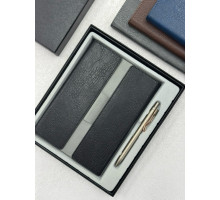 Набор ежедневник недатированный на магните + ручка в коробке, 4 цвета, S19-68 (40)