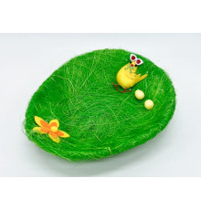 Cos de Pasti oval (puisor+2oua) Sizal ML1-117