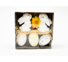 Decoratiune Iepure 2+3 oua (cutie) ES-32 193980