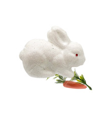 Decoratiune Iepure+morcov 1buc (Alb) ES-45 194109