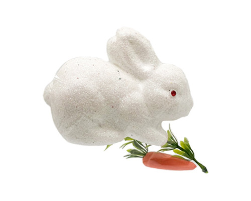 Decoratiune Iepure+morcov 1buc (Alb) ES-45 194109
