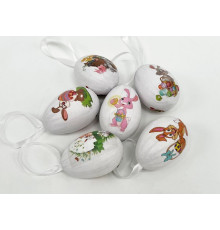 Ou decorativ polistiren set 6b (iepurasi) ML1-101