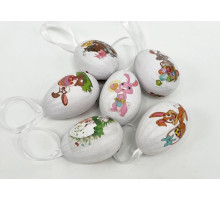 Ou decorativ polistiren set 6b (iepurasi) ML1-101