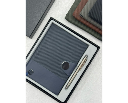 Set agenda nedatata cu magnet + pix in cutie, 5 culori, S19-72 (40)