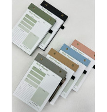 Planificator zilnic de birou A5, detașabil, 100 foi, 5 culori, 5 цветов, S19-65 (60)