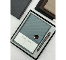 Набор ежедневник недатированный на магните + ручка в коробке, 4 цвета, S19-67 (40)