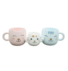 Набор 3 чашки " Happy Family" h6-8cm, S64-4 (24)