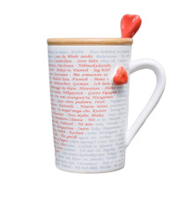 Cana h12,5cm, + capacel, + lingurita S64-6 (24)