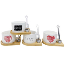 Cana h 5,5 cm,+ farfurioara, + lingurita S64-15 (72)