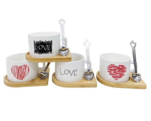 Cana h 5,5 cm,+ farfurioara, + lingurita S64-15 (72)