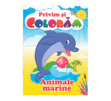 Privim si coloram ANIMALE MARINE N*9393