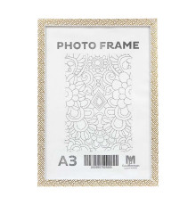 Rama foto A3, 20mm, alb "Labirint auriu", F2015A-G1 CM*5899