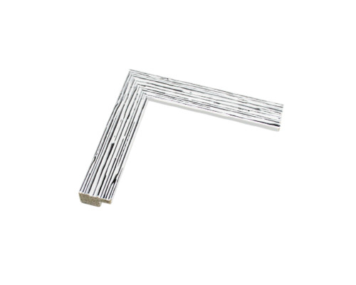 Rama foto A3 lemn alb cu argint, 20 mm F2029-015S CM*5912