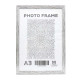 Rama foto A3, 20mm, lemn alb cu argint, F2029-015S CM*5912