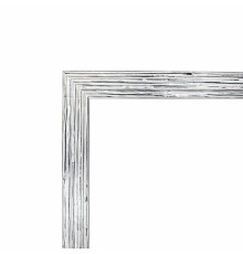 Фоторамка A3 белое дерево с серебром, 20 мм F2029-015S CM*5912