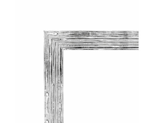 Rama foto A3 lemn alb cu argint, 28 mm F2817-02 CM*6117