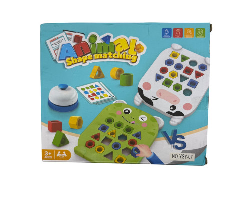 Joc educativ „Sorter cu animale: Potrivirea formelor”, 3+ (96)