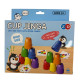 Joc educativ „Cup Jenga: Pahare colorate”, mini, 3+ ZD-131A (216)
