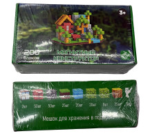 Constructor magnetic „stil Minecraft”, 200 piese, 3+ JZE200 (20)