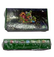 Constructor magnetic „Stil Minecraft”, 100 piese, 3+ JZE100 (30)
