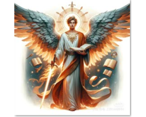 Алмазная мозаика 40*50 см "Ангел мудрости" X14-9 (25)