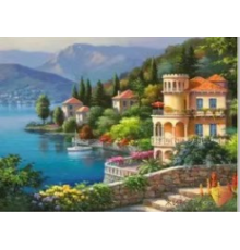 Mozaic cu diamante 40*50 cm "Mal mediteranean" X14-15 (25)