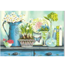 Mozaic cu diamante 40*50 cm "Natura statica de primavara" X14-16 (25)