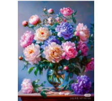 Алмазная мозаика 40*50 см "Роскошный букет" X14-17 (25)