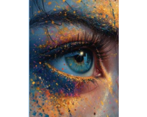 Алмазная мозаика 40*50 см "Взгляд" X14-23 (25)