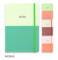 Carnet A5 80 foi, linie, coperta tare cu elastic, NC 5010 (16/96)