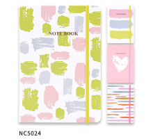 Carnet A5 80 foi, linie, coperta tare cu elastic, NC 5024 (16/96)