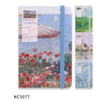 Carnet A5 80 foi, linie, coperta tare cu elastic, NC 5077 (16/96)