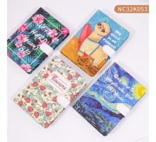 Carnet A5 120 foi, linie, coperta tare cu magnet, NC 32K053 (12/144)