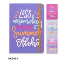 Carnet A6 96 foi, linie, coperta tare cu elastic, NC6069 (24/144)