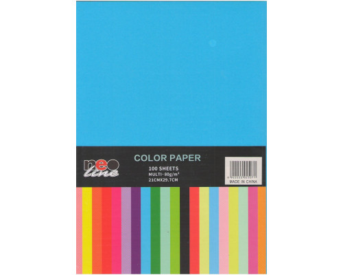 Hartie p/u imprimanta А4 100 foi, 80 g/m2, turcoaz NEO-Line *5071 (50)