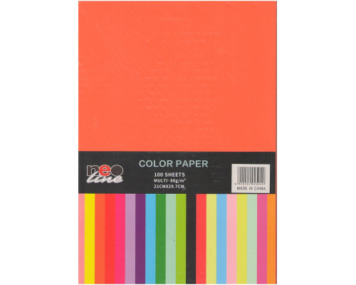 Hartie p/u imprimanta А4 100 foi, 80 g/m2, orange NEO-Line *5040 (50)