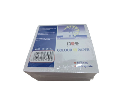Hârtie de notițe alba 8*8 cm 500 foi NEO-Line *0094 (72)
