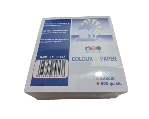 Hârtie de notițe alba 90*90 cm 500 foi NEO-Line *6138 (72)