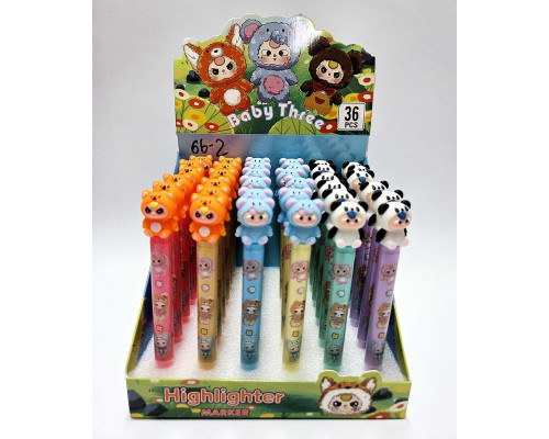 Набор текстмаркеров, 6 цв. 36шт. 668-5 (1/(36)