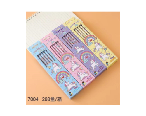 Creion grafit HB, cu radiera, H-7004 (12/288)