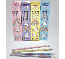 Creion grafit HB, cu radiera, H-7004 (12/288)