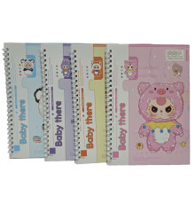 Carnet A5 40 foi linie, pe spira, 8808-40 (20/400)