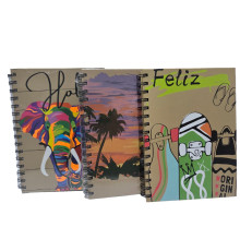 Carnet A5 80 foi linie, pe spira, MNB0032 (12/48)