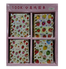 Блокнот детский 90*105 мм, "Sweet" на спирали QB/T1438-2007 (24/480)