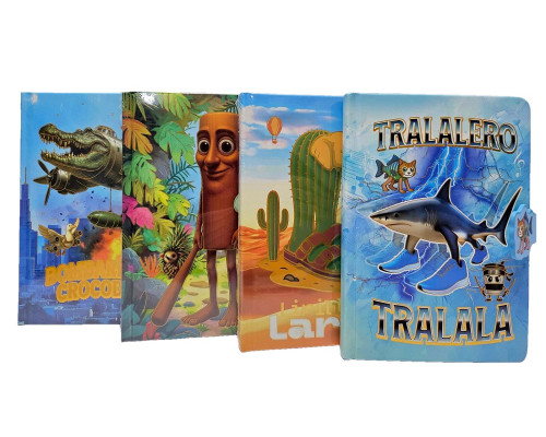 Carnet A5 80 foi, linie, coperta tare cu magnet, 32KB3201 (12/96)