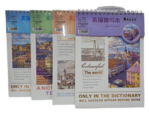 Album acuarela A4, 40file pe spira 120гр. A410-25/82 (96)