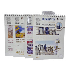 Album acuarela A4, 40file pe spira 120гр. A410-25/82 (96)