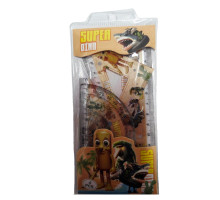 Набор линеек: 2 угольника. транспортиp и линейка 15см. "Super Dino" (576)