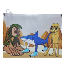 Папка с молнией Zipper А4+, (33*24*3cm) AS-6055 (12/720)